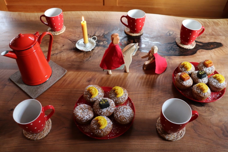 Vegane Marzipanmuffins – Utas Glück