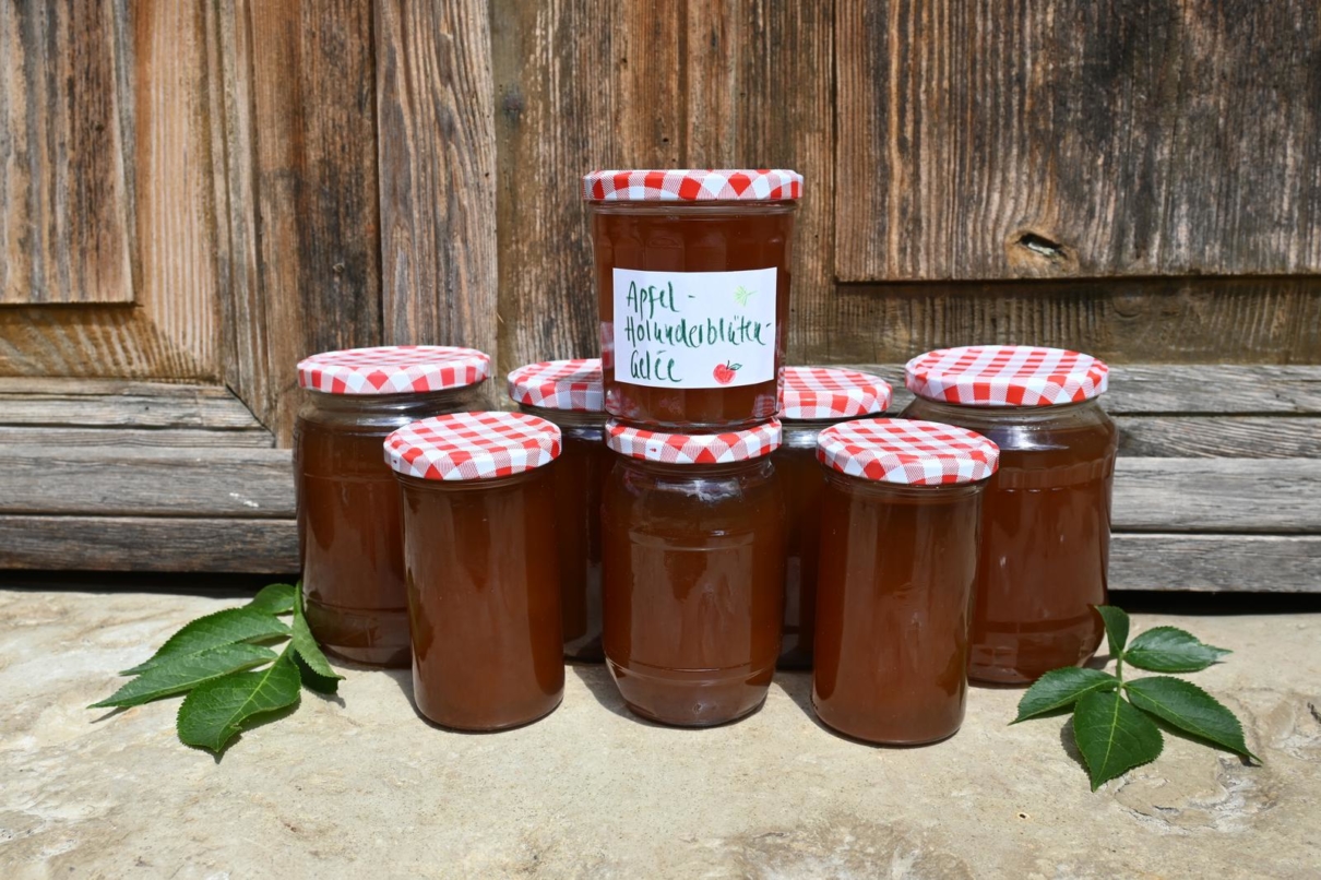 Apfel-Holunderblüten-Gelée – Utas Glück