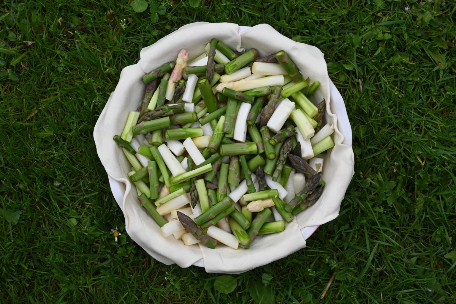 Vegane Spargelquiche – Utas Glück