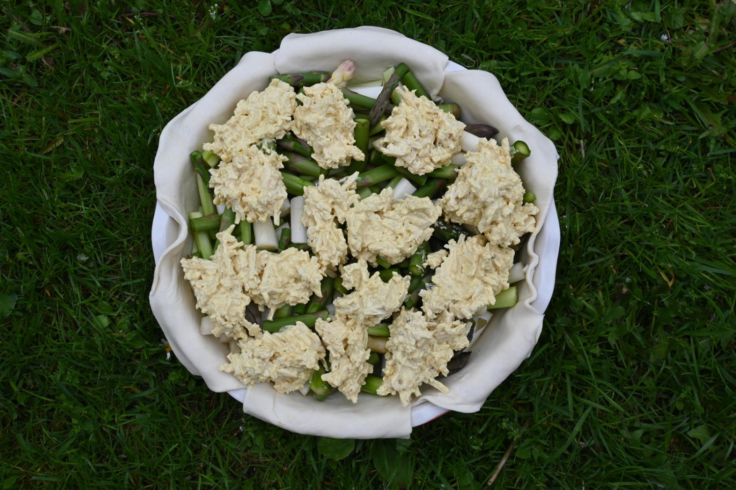 Vegane Spargelquiche – Utas Glück