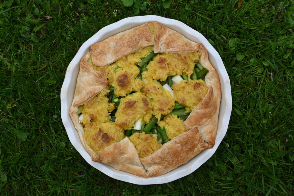 Vegane Spargelquiche – Utas Glück Vegane Spargelquiche – Utas Glück