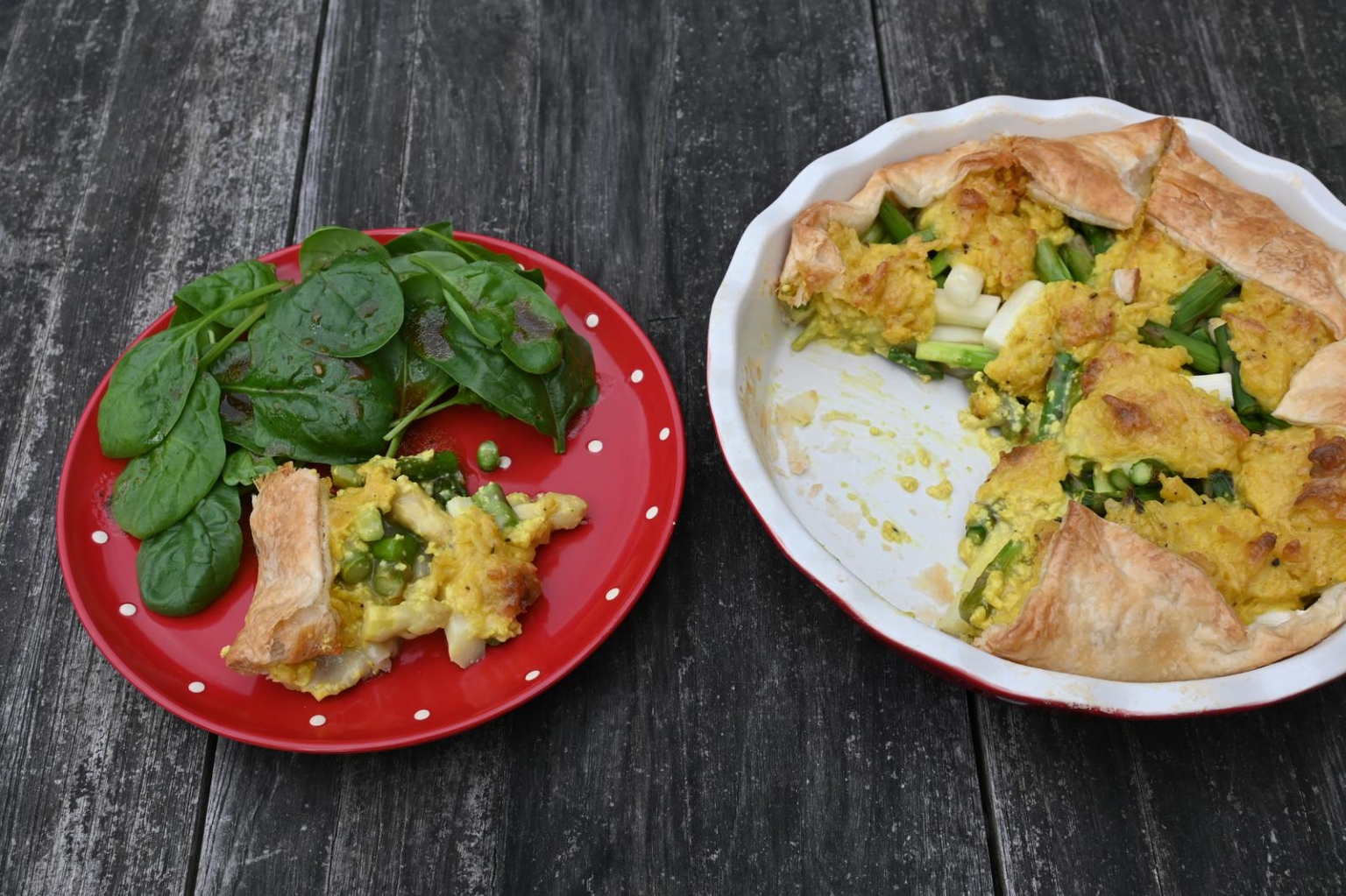 Vegane Spargelquiche – Utas Glück Vegane Spargelquiche – Utas Glück